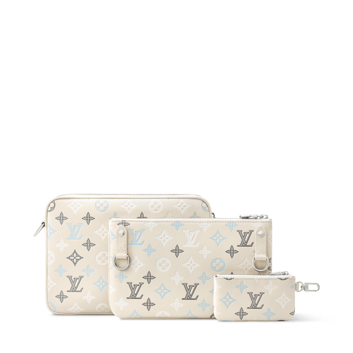 Trio Messenger Bag Monogram Shadow Shoes For Men