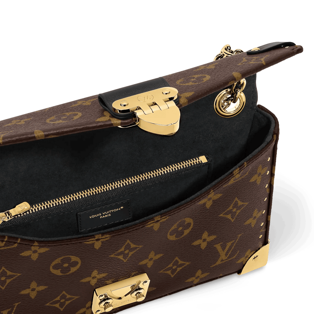 Trunkie East West Monogram Canvas Baguette Bag For Women