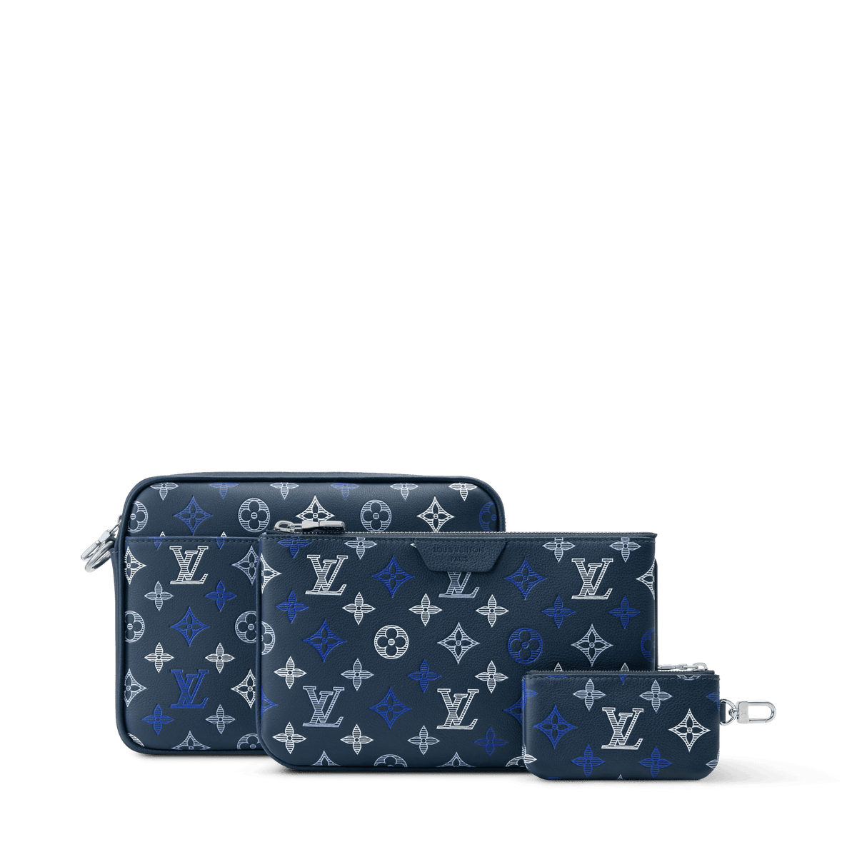 Navy Calfskin Leather Handbag product image 5