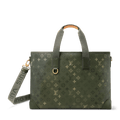 Men's Khaki Coated Canvas Tote Bag product image 1
