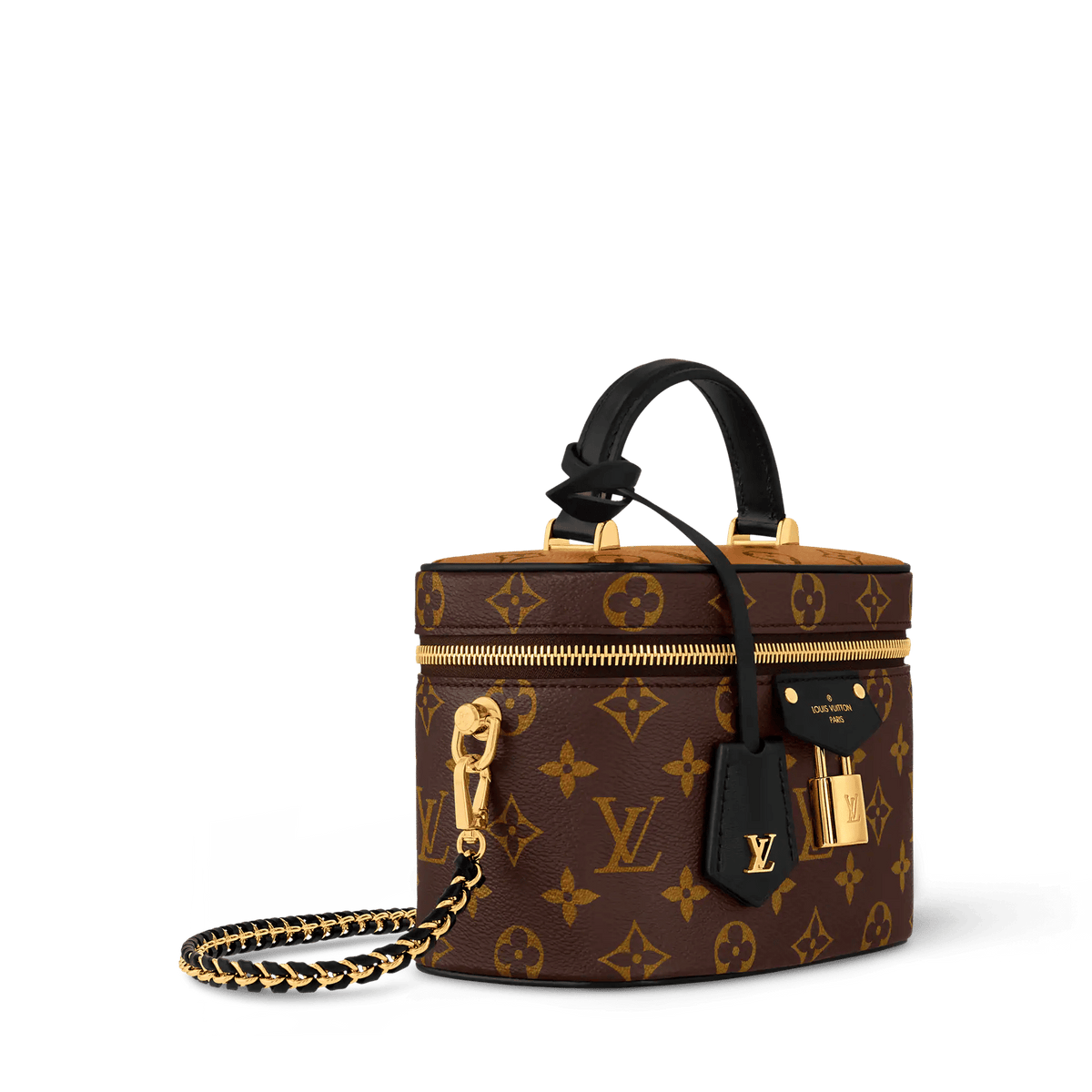 Vanity PM Monogram Reverse Coated Canvas Vanity Case M47128 For Women