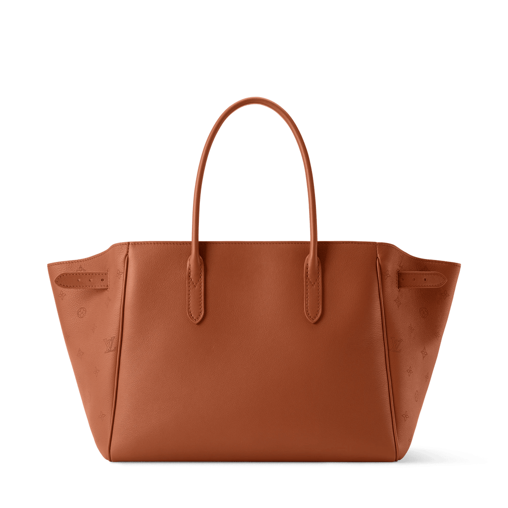 Vendome MM Cognac Calfskin Leather Tote Bag M26501 For Women