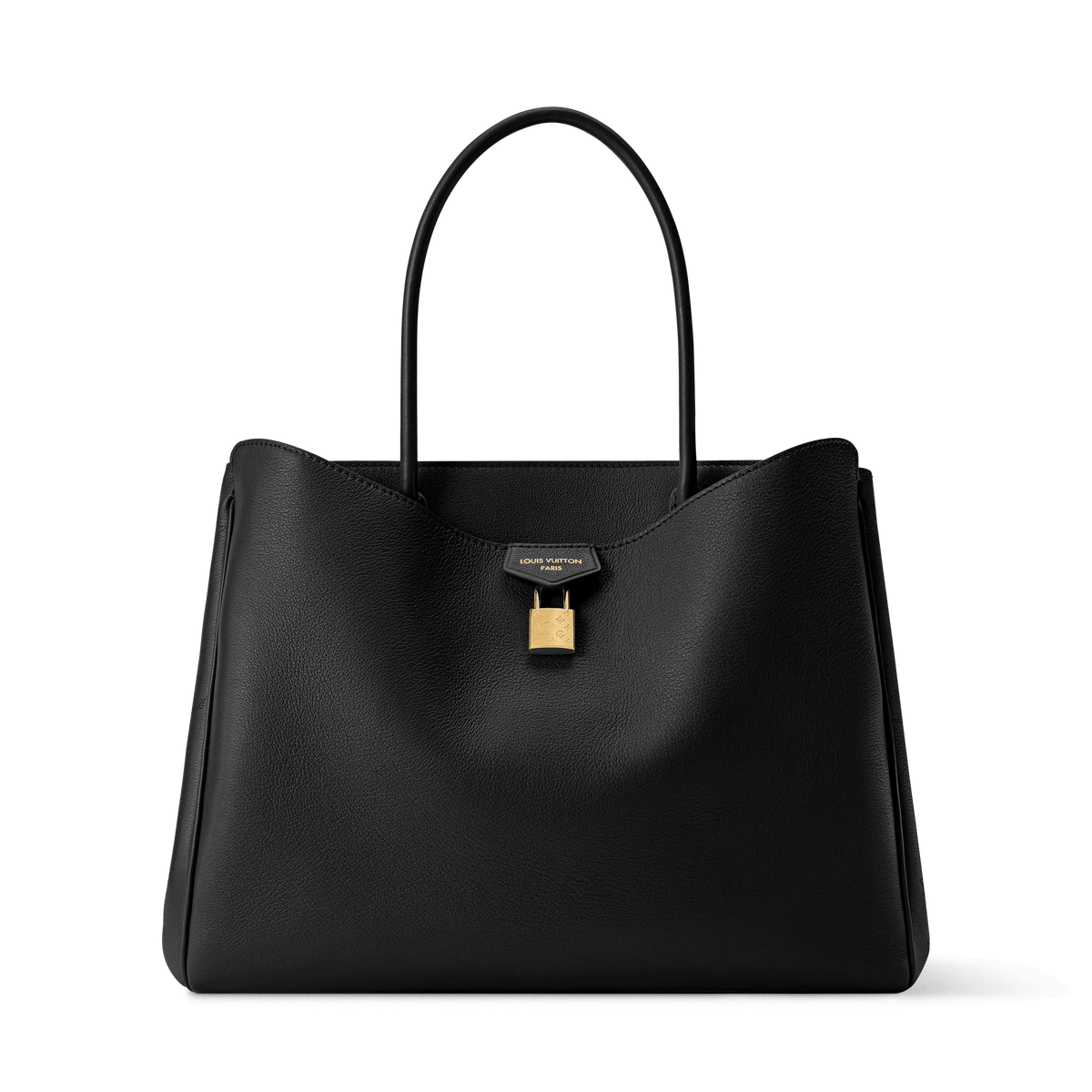 Vendome MM Black Calfskin Leather Tote Bag M26338 For Women