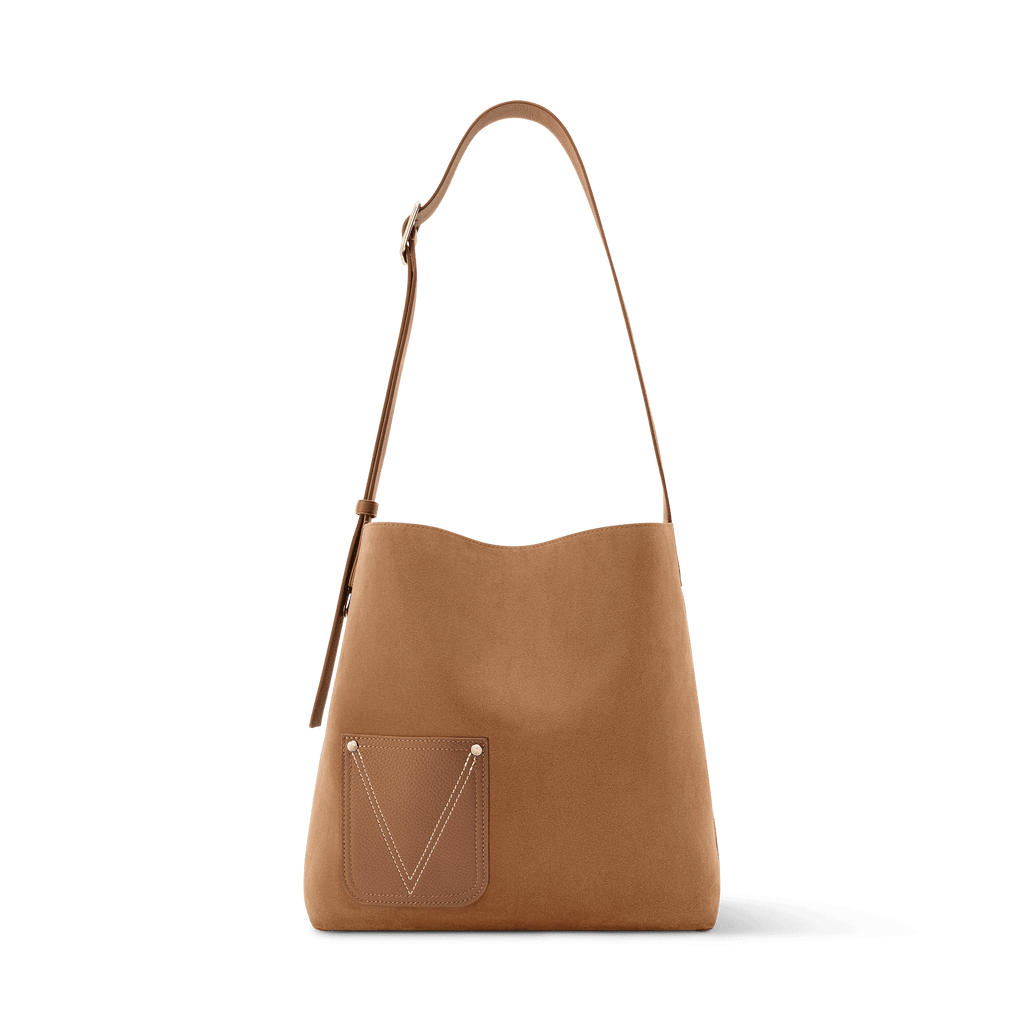 Verso Hobo LV Touch Calfskin Leather Tan For Men