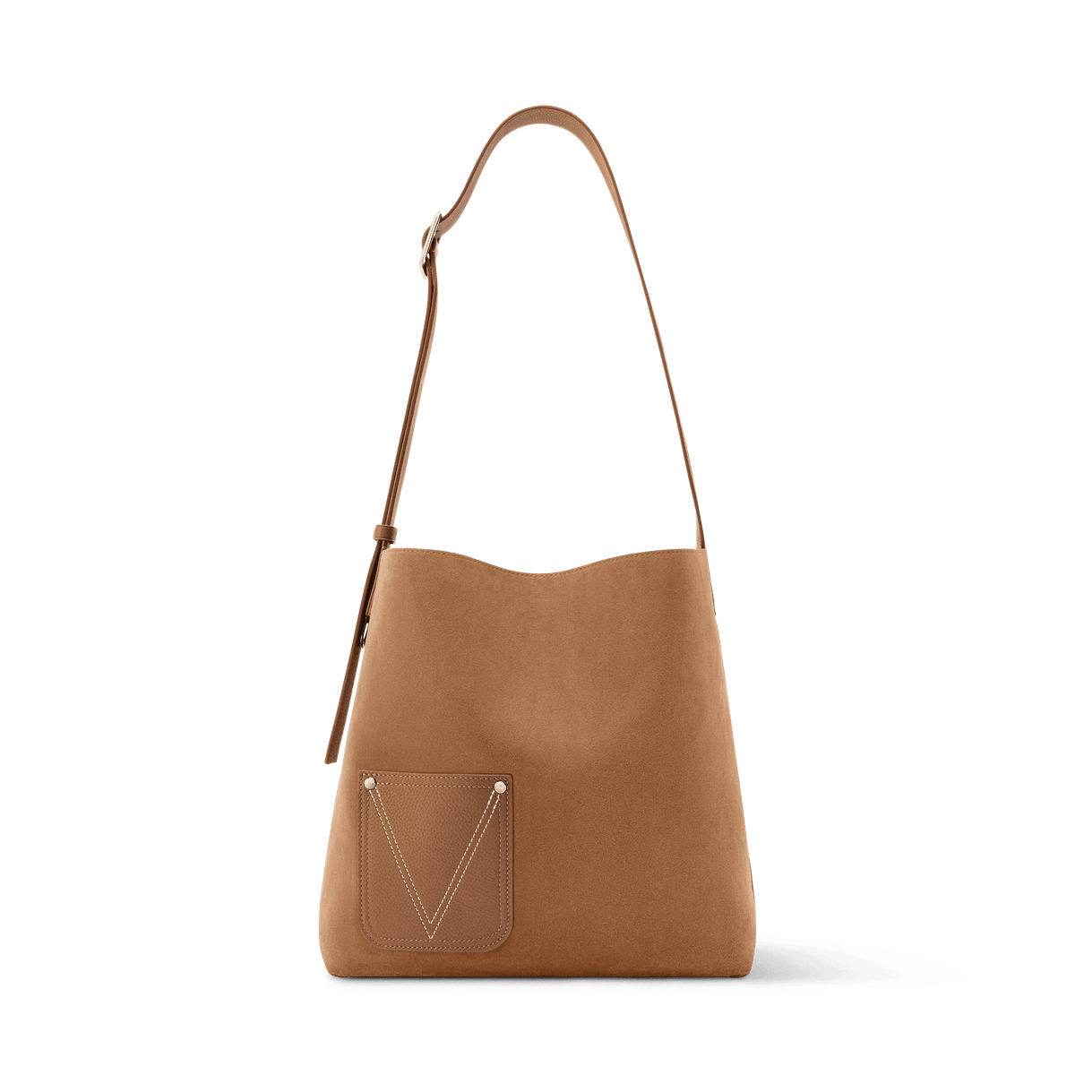 Verso Hobo LV Touch Calfskin Leather Tan For Men