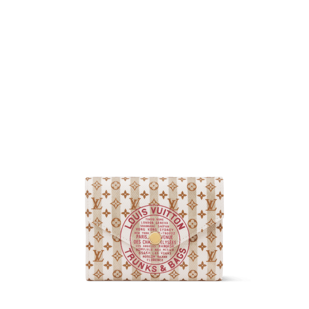 Victorine Minigram Canvas Compact Wallet M29024 For Women