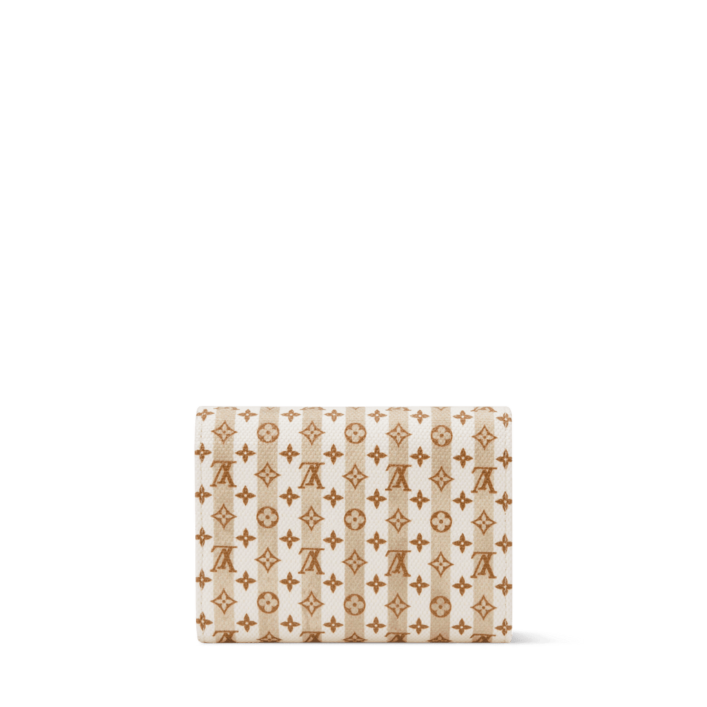 Victorine Minigram Canvas Compact Wallet M29024 For Women