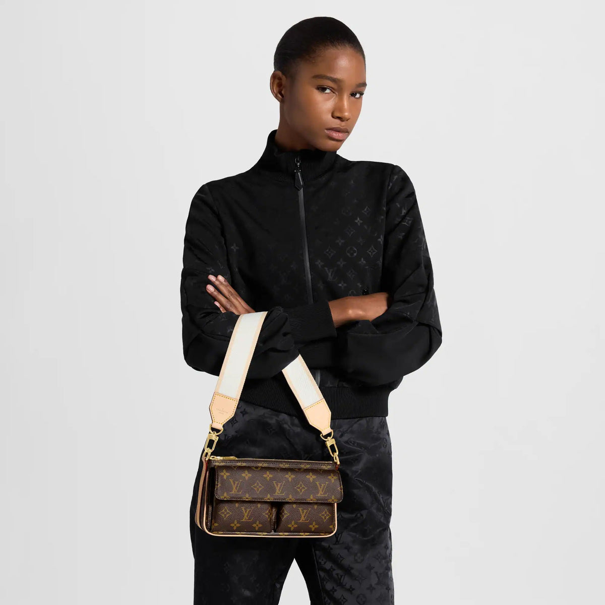 Vivacité Monogram Coated Canvas Handbag M46999 For Women