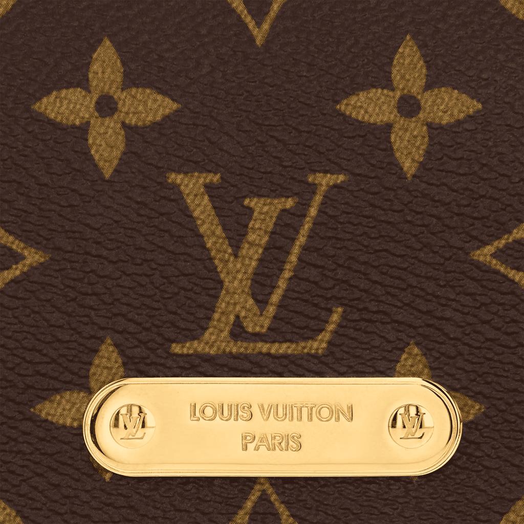 On Chain Lily Monogram Coated Canvas Chain Wallet M82509 For Women