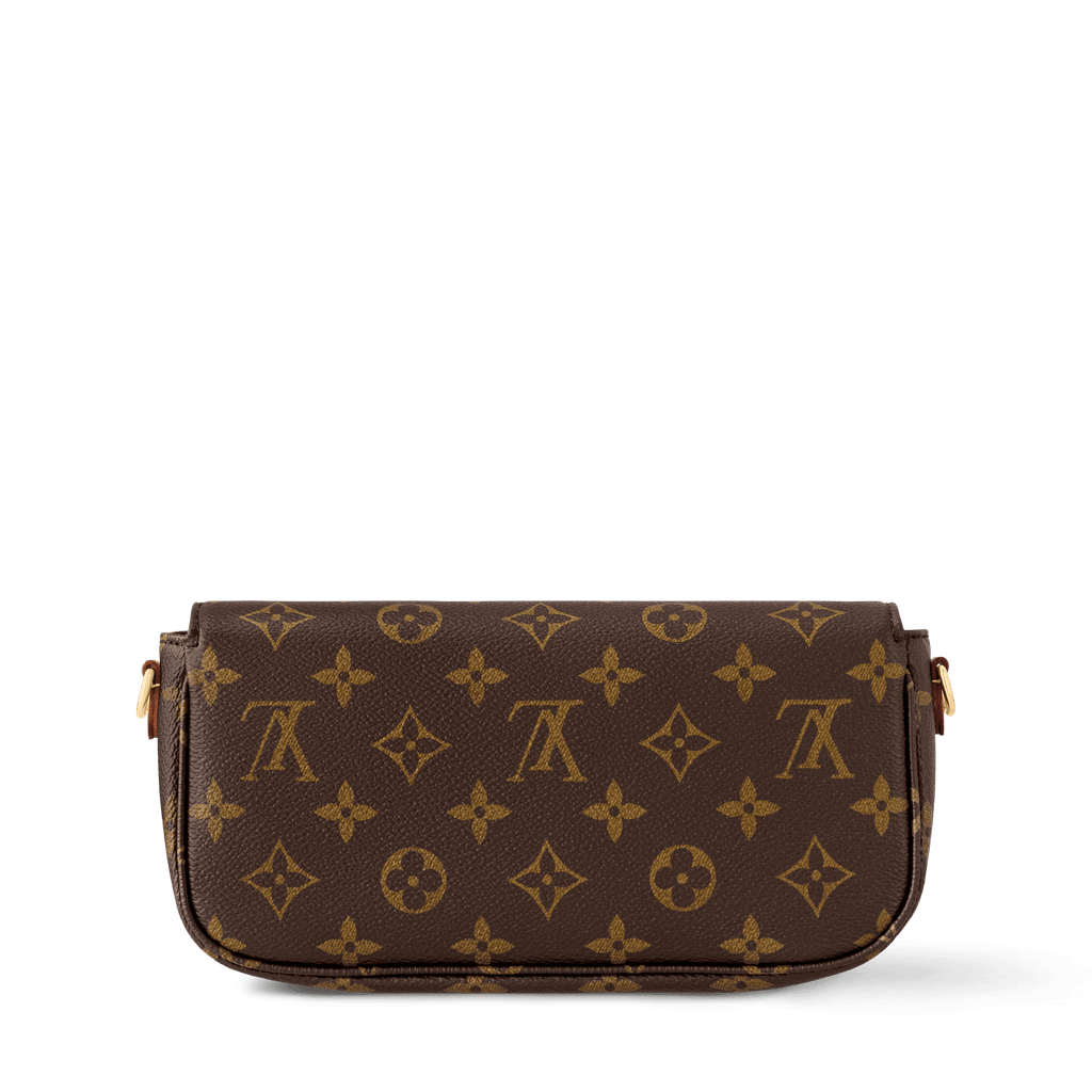 On Chain Ivy Monogram Canvas Chain Wallet For Women