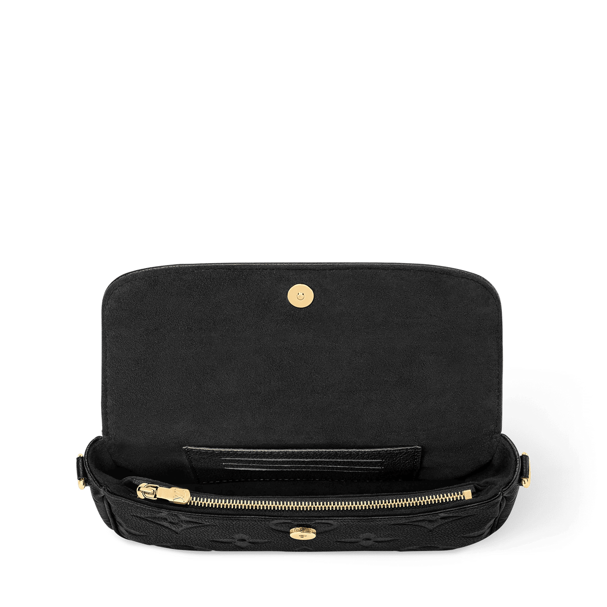 Wallet On Chain Ivy Black Monogram Empreinte Leather Crossbody Bag M82154 For Women