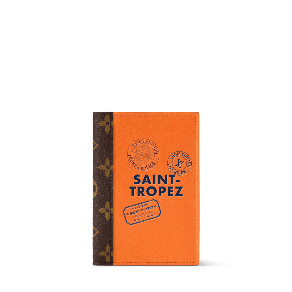 Passport Cover City Guide Cowhide Leather Travel Wallet M29108 For Women