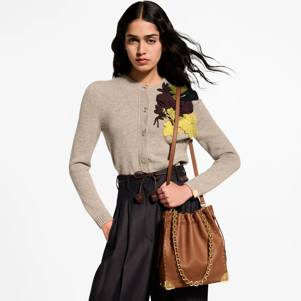 Tan Calfskin Leather Luggage Design 002 product image 28