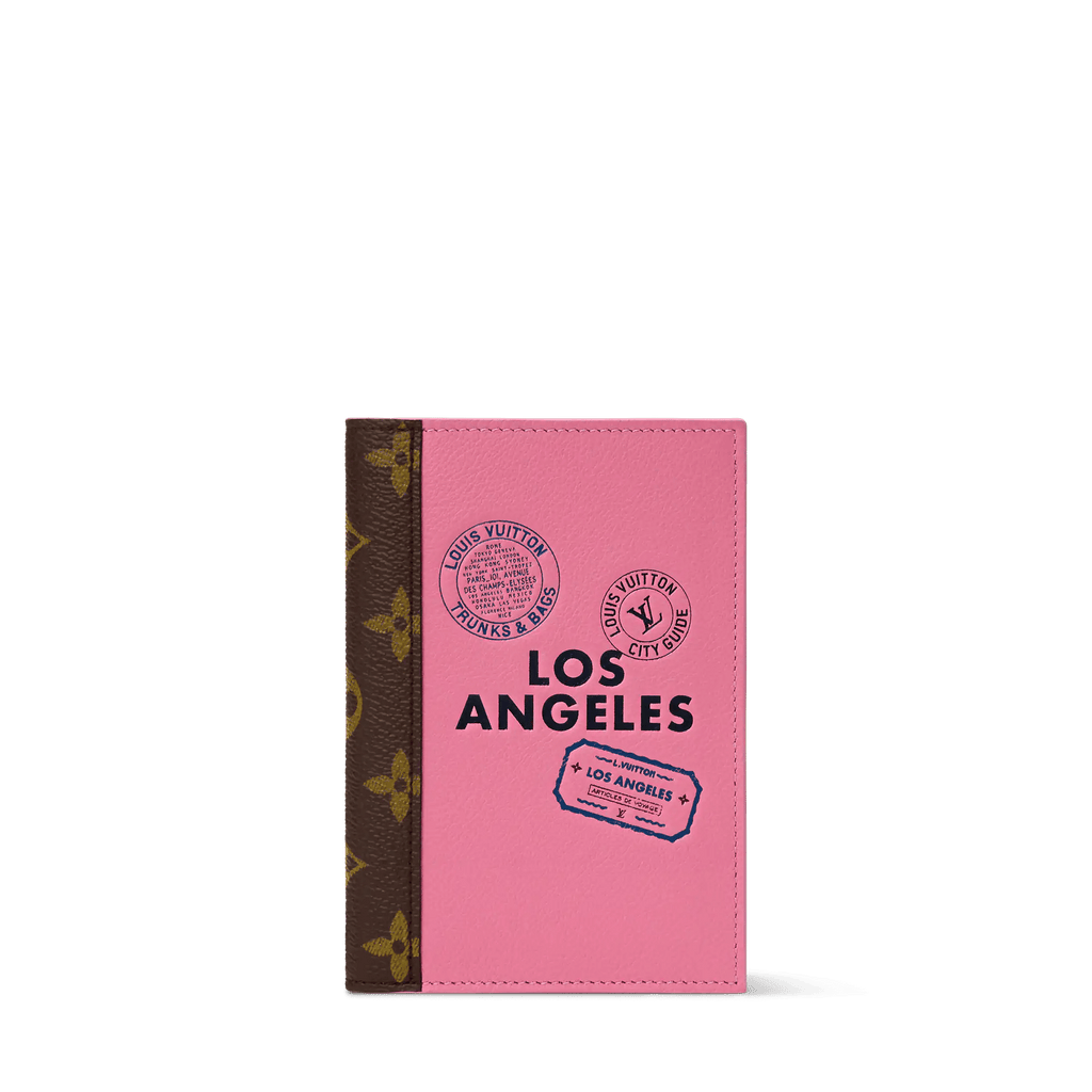 Passport Cover City Guide Cowhide Leather Travel Wallet M29101 For Women