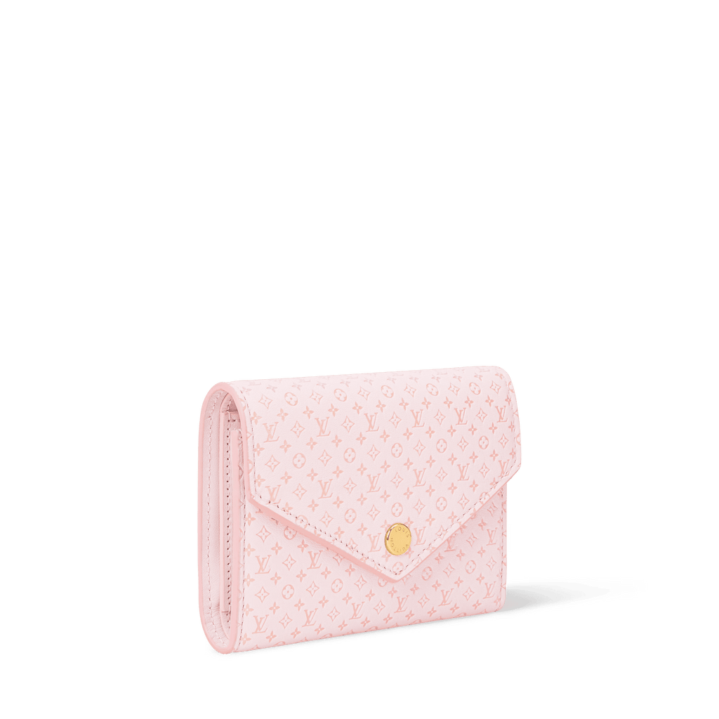Victorine Minigram Calfskin Compact Wallet M29412 For Women
