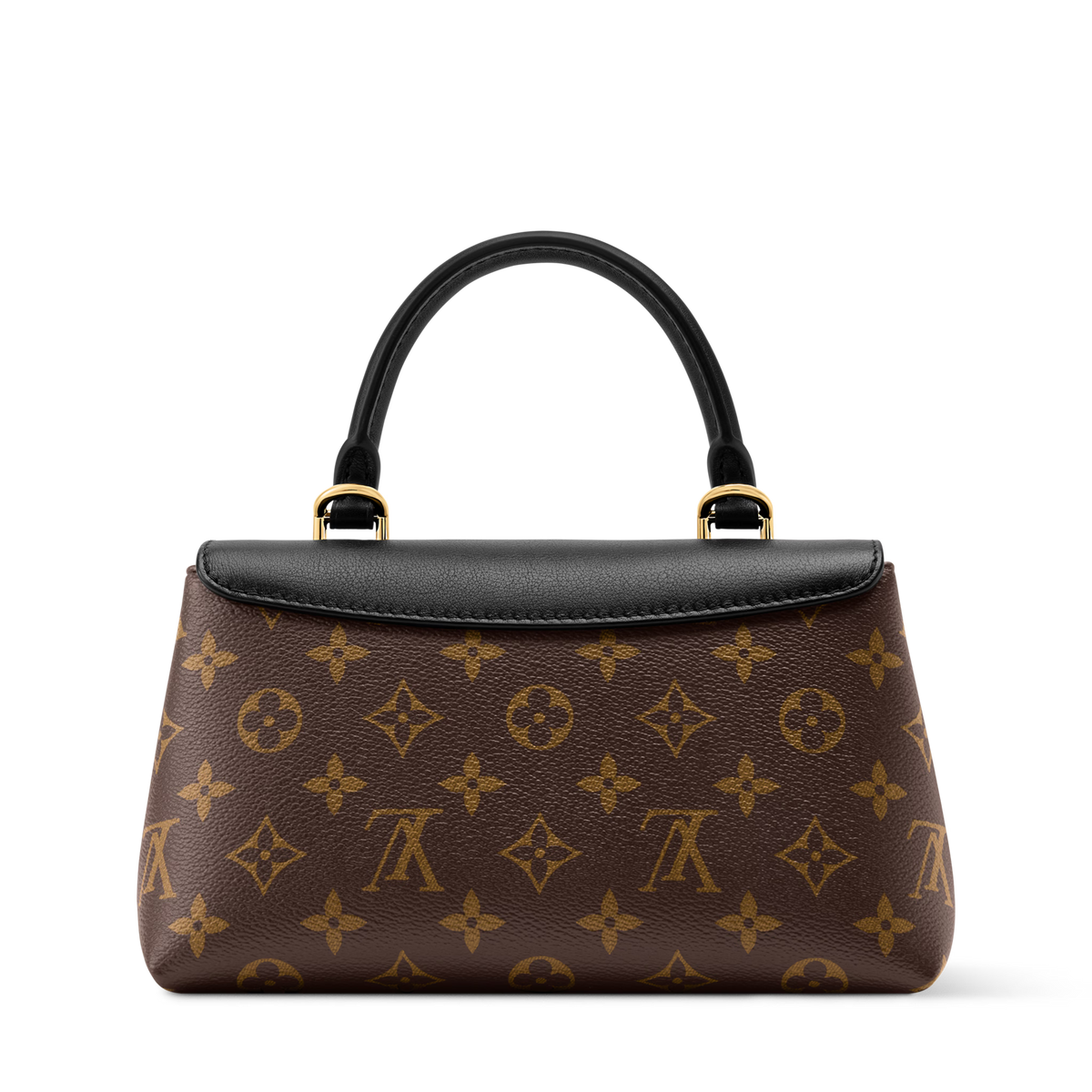 Black Coated Canvas & Leather Shoulder Bag product image 12