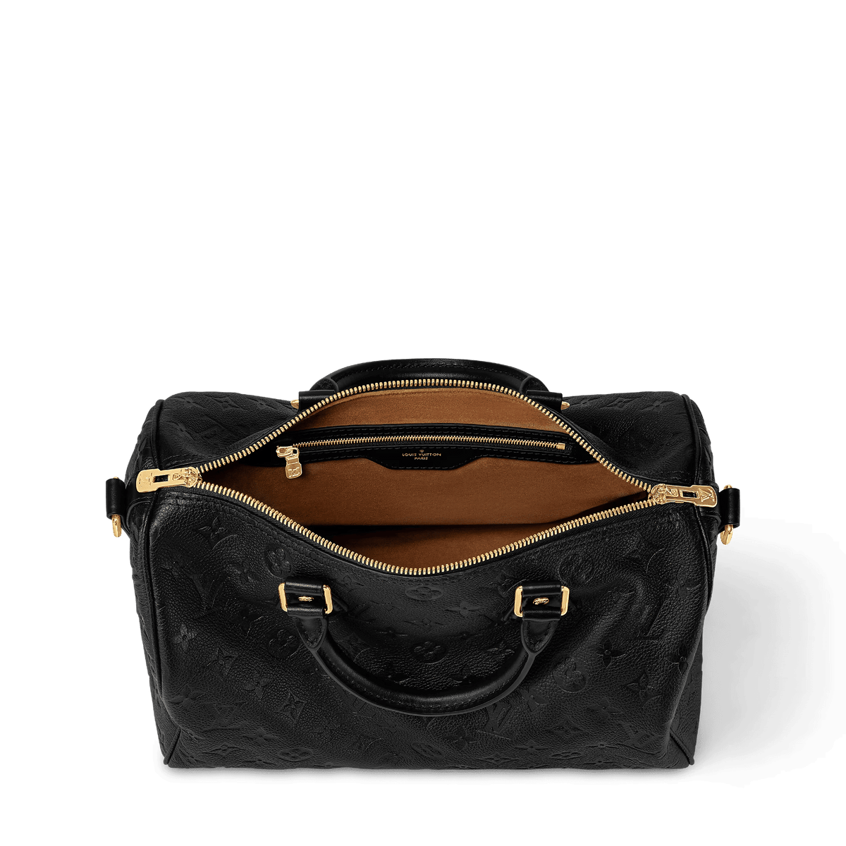 Speedy Soft 30 Monogram Empreinte Leather Handbag M47186 For Women