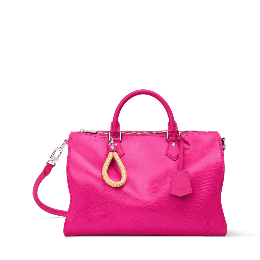 Speedy Soft 30 Rose Miami Epi Leather Handbag M29466 For Women
