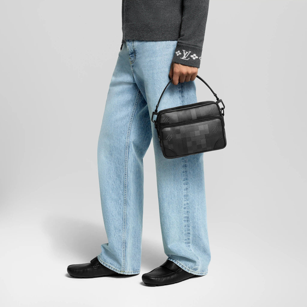 Black Coated Canvas Handbag Design 006 product image 11