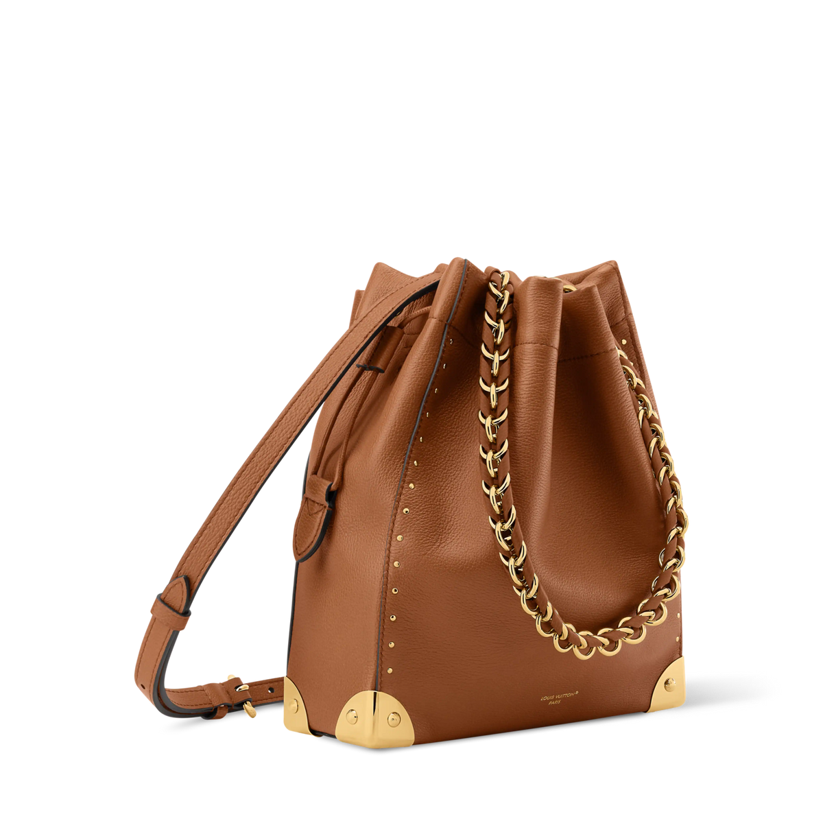 Tan Calfskin Leather Luggage Design 002 product image 25