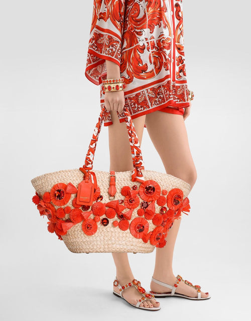 Coffa Capri Luxury Handbag Multicolor Gold-Toned Hardware