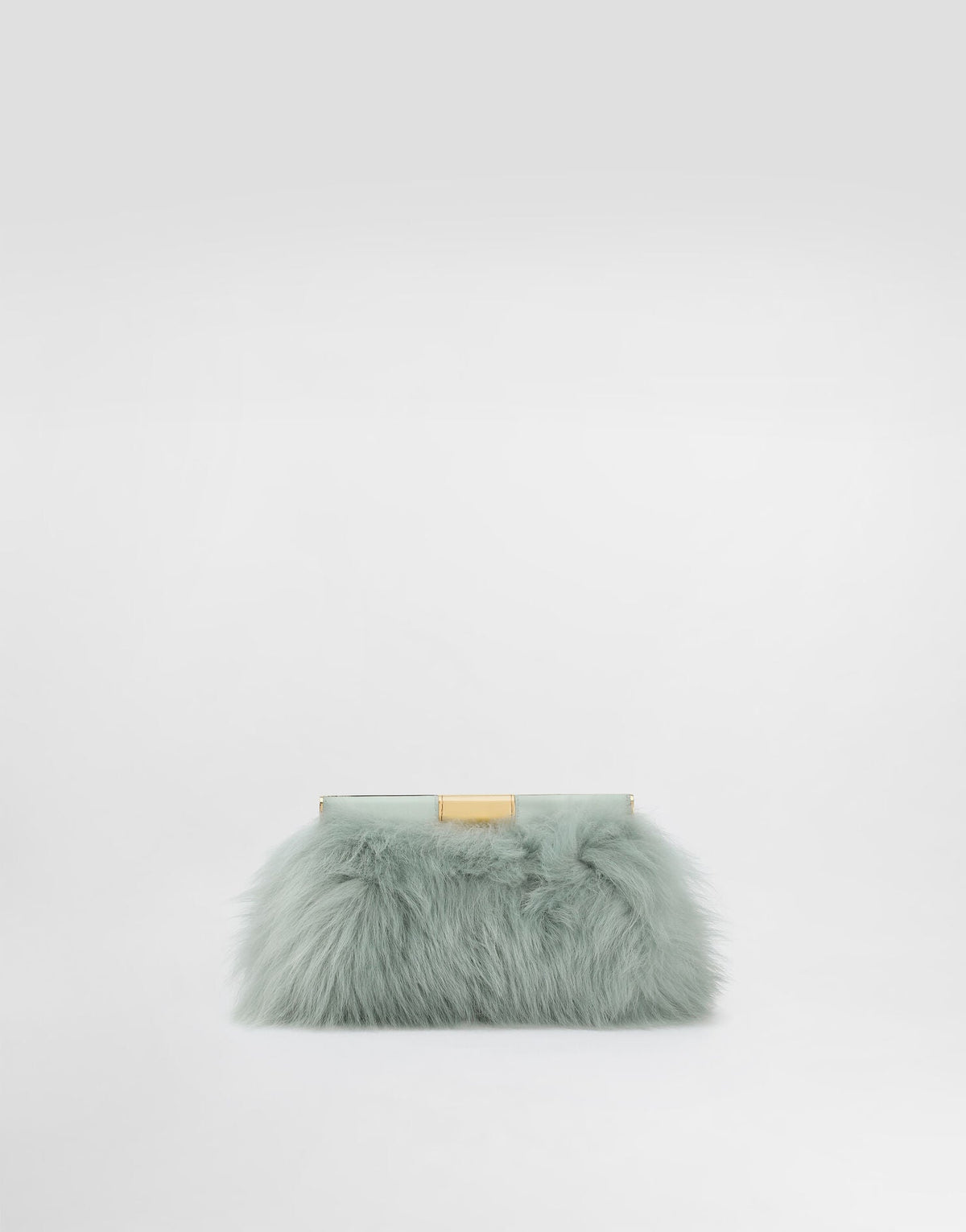 Marlene Shoulder Luxury Handbag Shearling and Calfskin Multicolor Vintage Brass Hardware