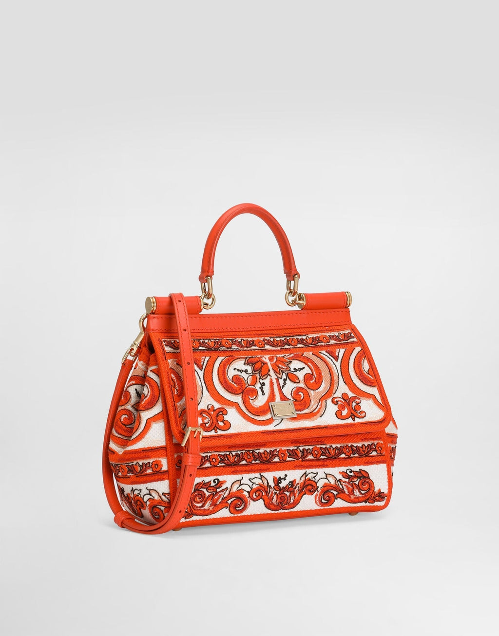 Orange Leather Handbag Design 002 product image 3