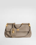 Beige Calfskin Leather Handbag product image 1