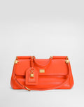 Orange Calfskin Leather Handbag product image 1